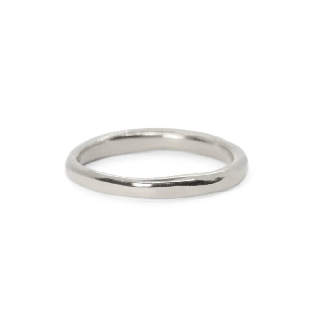 Amanda hunt sterling silver tidal ring band size 5 New
